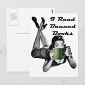 Banned Books Postcard Postkarte (Vorne/Hinten)