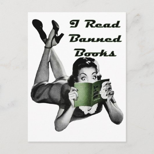 Banned Books Postcard Postkarte (Vorderseite)