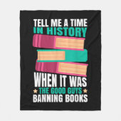 Banned Books Quote Fleecedecke (Vorderseite)