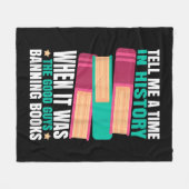 Banned Books Quote Fleecedecke (Vorderseite (Horizontal))