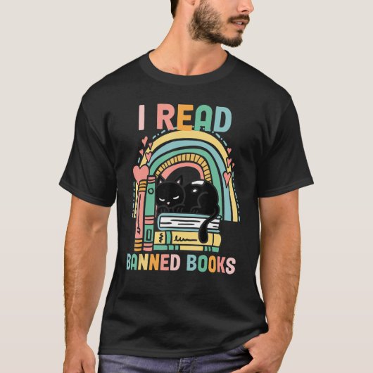 Banned Books Quotes I Read Banned Books T-Shirt (Vorderseite)