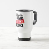 Banned Books Travel Mug lesen Reisebecher (VorderseiteRechts)
