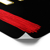 Banner (10" x 60") Abschluss - The Tassel/Hassle Poster (Ecke)