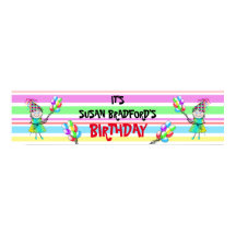 BANNER 12 X 48" GEBURTSTAGSPARTEI - EINFÜGEN DES N