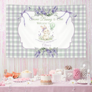 Banner 1. Geburtstag Some Bunny is One