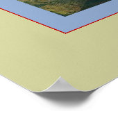 Banner Act ~ Vintager Kreis Poster (Ecke)