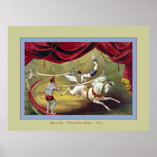 Banner Act ~ Vintager Kreis Poster (Vorne)