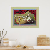 Banner Act ~ Vintager Kreis Poster (Küche)