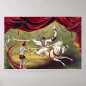 Banner Act ~ Vintages Circus Poster (1875). (Vorne)