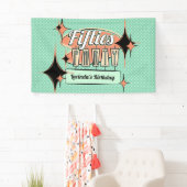 Banner aus dem Mittelalter des Party der Fünfziger (Insitu)