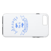 Banner Band Zitat Fischen ist meine Therapie Case-Mate iPhone Hülle (Rückseite (Horizontal))