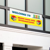 Banner "Book Fair Custom" (Äußeres Gebäude)