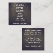 Banner Chalet Design Business Card Quadratische Visitenkarte (Vorne/Hinten)
