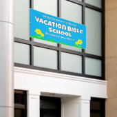 Banner "Custom Vacation Bible School Blume" (Äußeres Gebäude)