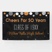 Banner der 50-jährigen Celebration Class-Wiederseh (Horizontal)