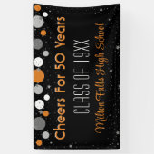 Banner der 50-jährigen Celebration Class-Wiederseh (Vertikal)