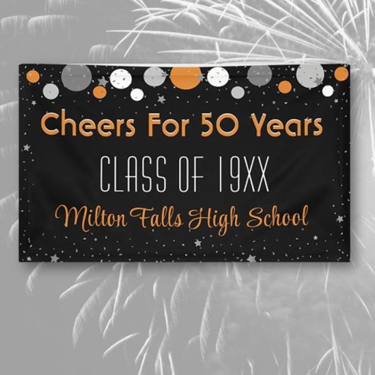 Banner der 50-jährigen Celebration Class-Wiederseh