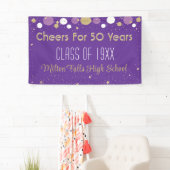 Banner der 50-jährigen Celebration Class-Wiederseh (Insitu)