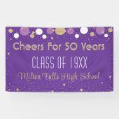 Banner der 50-jährigen Celebration Class-Wiederseh (Horizontal)