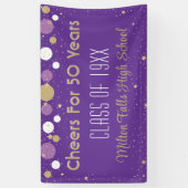 Banner der 50-jährigen Celebration Class-Wiederseh (Vertikal)