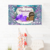 Banner der Afrikanischen Amerikanerin Mermaid Birt (Insitu)