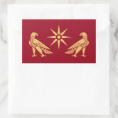 Banner der Artaxiad-Dynastie (Armenien) Rechteckiger Aufkleber (Tasche)