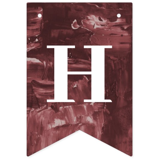 Banner der bemalten Arch Holiday Party - Rot (Zweite Fahne)