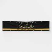 Banner der Black Class von Graduate Abschluss 2024 (Horizontal)