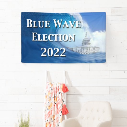 Banner der Blue Wave-Wahl 2022 (Insitu)