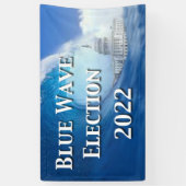 Banner der Blue Wave-Wahl 2022 (Vertikal)