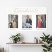 Banner der Boho Simple Modern Foto Graduation Part