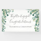 Banner der botanischen Verlobung Eukalyptus Greene (Horizontal)