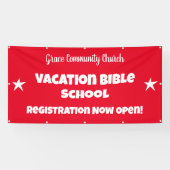 Banner der Custom Vacation Bible School (Horizontal)