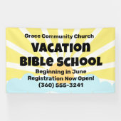 Banner der Custom Vacation Bible School (Horizontal)