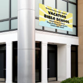 Banner der Custom Vacation Bible School (Äußeres Gebäude)