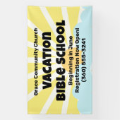 Banner der Custom Vacation Bible School (Vertikal)