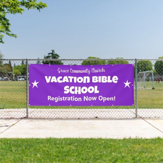 Banner der Custom Vacation Bible School (InSitu)