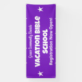 Banner der Custom Vacation Bible School (Vertikal)