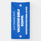 Banner der Custom Vacation Bible School (Vertikal)