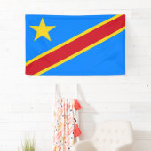 Banner der Demokratischen Republik Kongo (Insitu)
