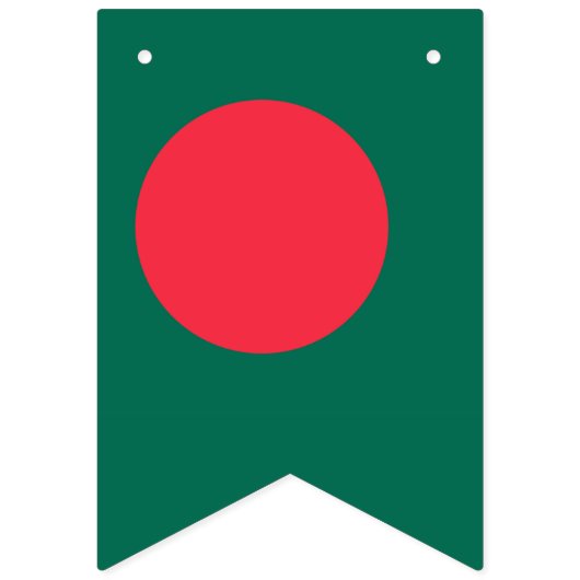 Banner der Flagge von Bangladesch (Zweite Fahne)