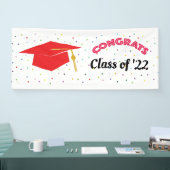 Banner der Glückwunsch-Klasse (RED) (Messe)