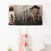 Banner der Gold Foto Collage Modern Graduation Par (Insitu)