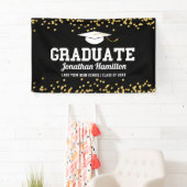 Banner der Graduate Black Gold Graduation Party (Insitu)