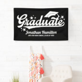 Banner der Graduate Black Graduation Party (Insitu)