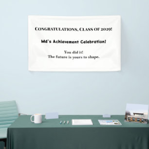 Banner der individuelle Name Graduation Party Kl