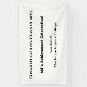 Banner der individuelle Name Graduation Party | Kl (Vertikal)
