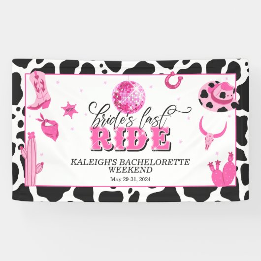 Banner der letzten Runde der Braut (Horizontal)