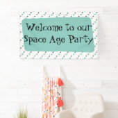 Banner der modernen Atomstars Mitte des Jahrhunder (Insitu)