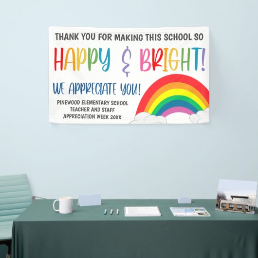Banner der Rainbow Teacher Apprecive Week (Messeveranstaltung)